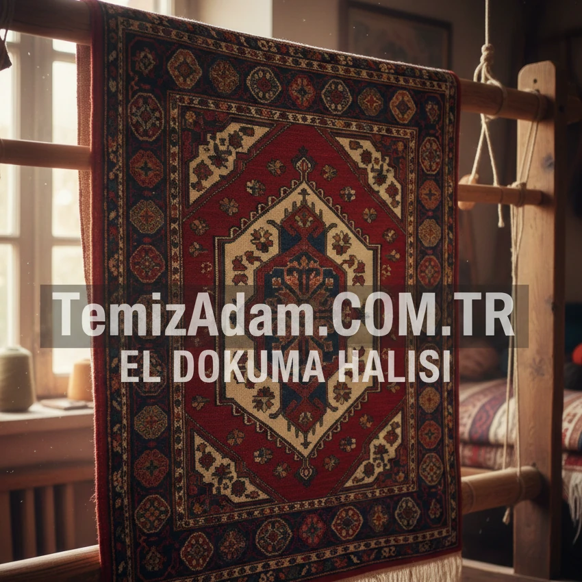 Hassas tekniklerle el dokuma halısı yıkama ve bakım süreci.
