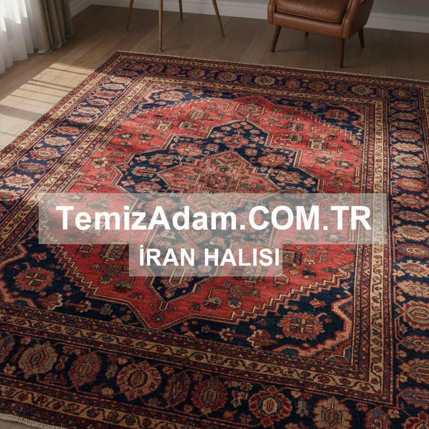 Orijinal antika İran halısı yıkama ve el hassasiyetiyle temizlik.
