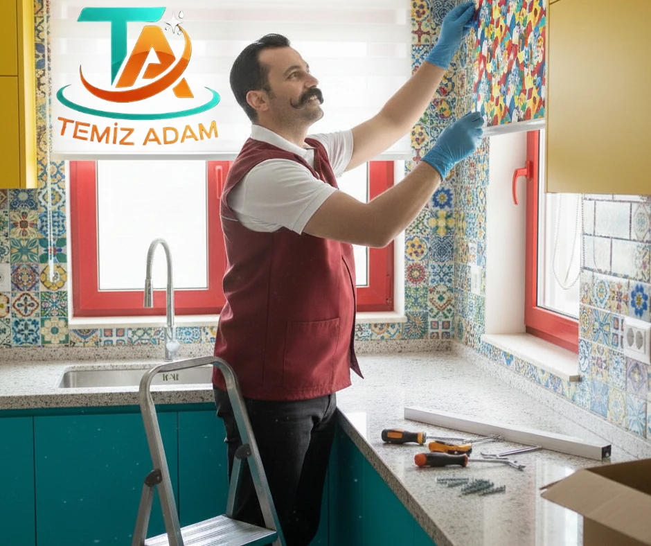 Ultrasonik sistemle yapılan profesyonel stor ve zebra perde yıkama işlemi